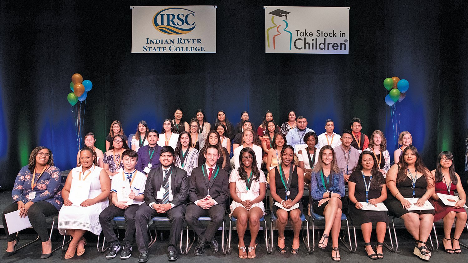 Pictured is the 2019 recipients for the Take Stock in Children award.